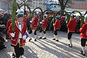 Faschingsdienstag: traditioneller Marktweibertanz 2012 auf dem Viktualienmarkt (Foto: Martin Schmitz)